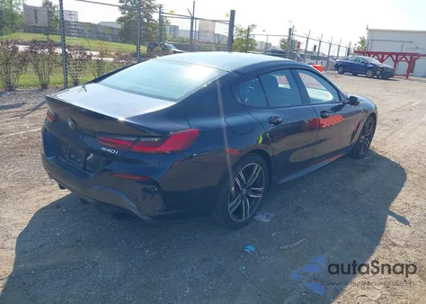 2020 BMW 840I Gran Coupe xDrive z USA, uszkodzony, nr VIN WBAGV4C04LCD10884